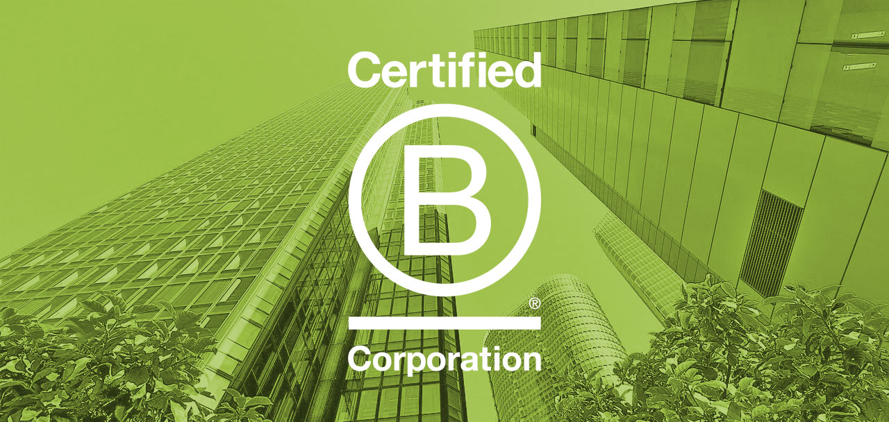 Bild mit dem Logo der B Corporation